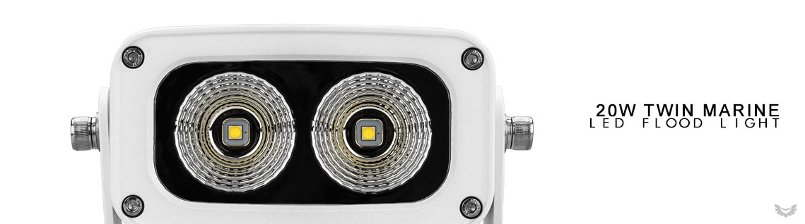 STEDI 20w Twin Marine Grade LED Flood Light