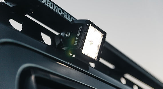 C4 LED Light Rhino Roof Rack