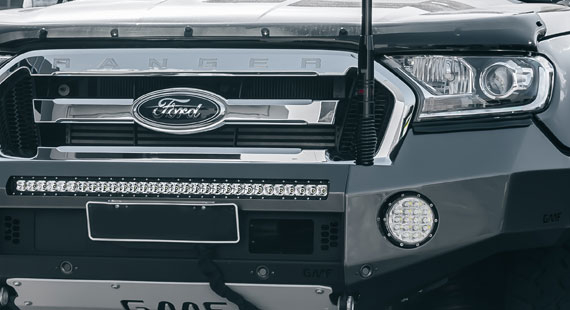 Ford Ranger GAAF Bull Bar ST3K LED Light Bar