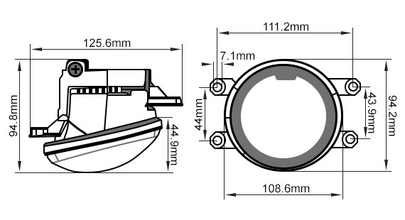 STEDI Type C Universal Fog Light LED Conversion