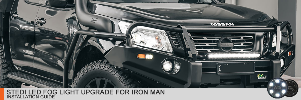 STEDI LED Fog Light Upgrade for Iron Man Bullbar