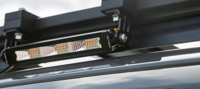 18W Amber Micro LED Bar Mounting