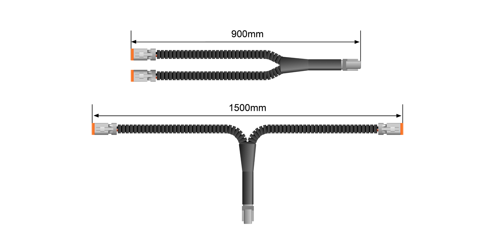 STEDI 2 To 1 Deutsch DTP Connector/Splitter