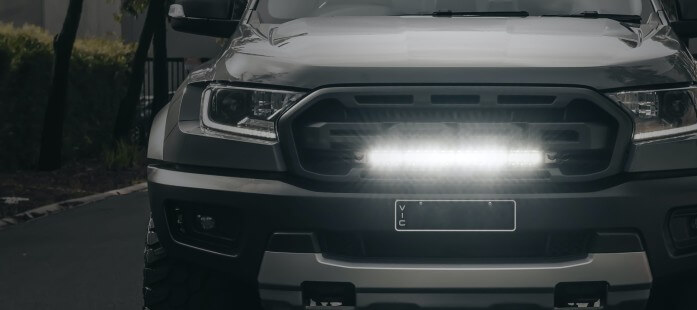 STEDI ST1K Light Bar Mounted On A Ford Ranger Raptor