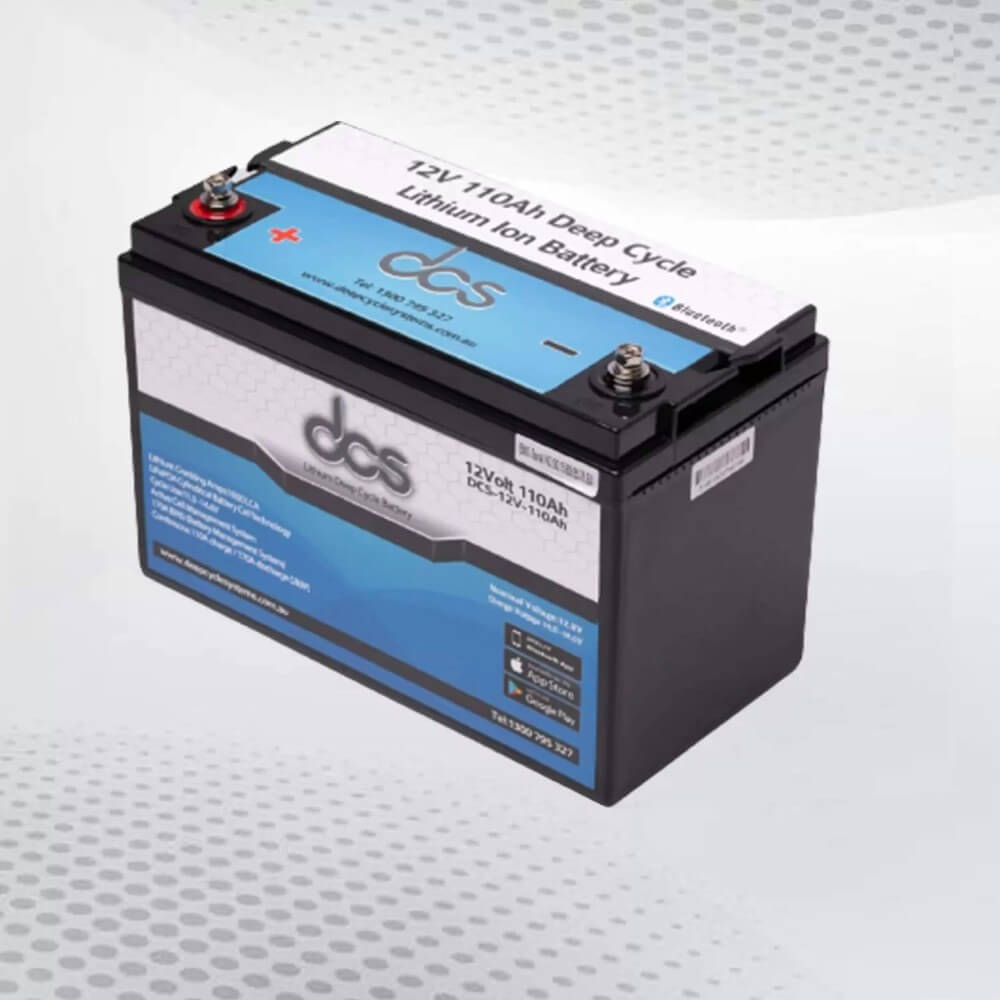 DCS 12V 110AH LITHIUM DEEP CYCLE BATTERY | AutoElecOz