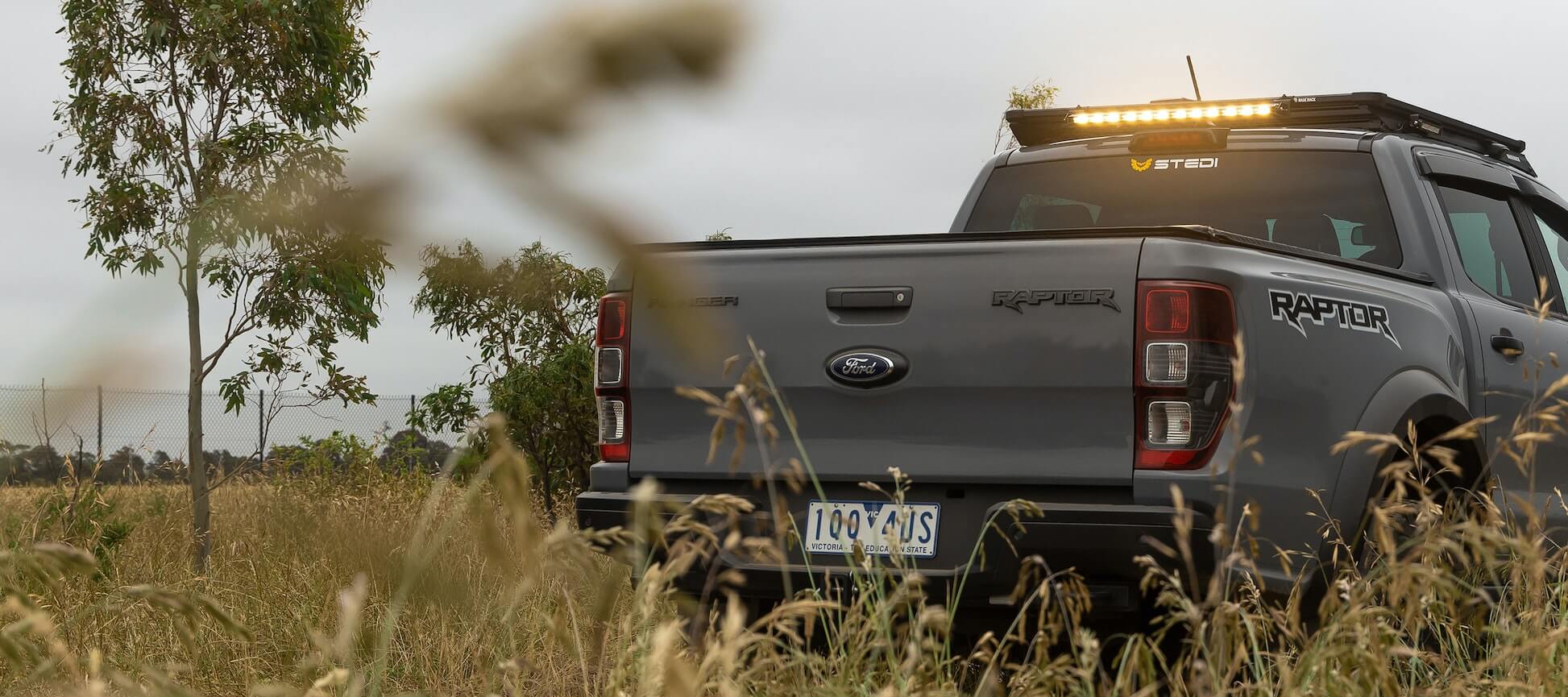 Stedi Sticker on Ford Raptor