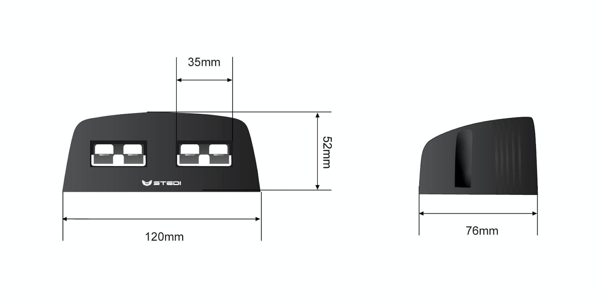 Stedi Double Anderson Surface Mount