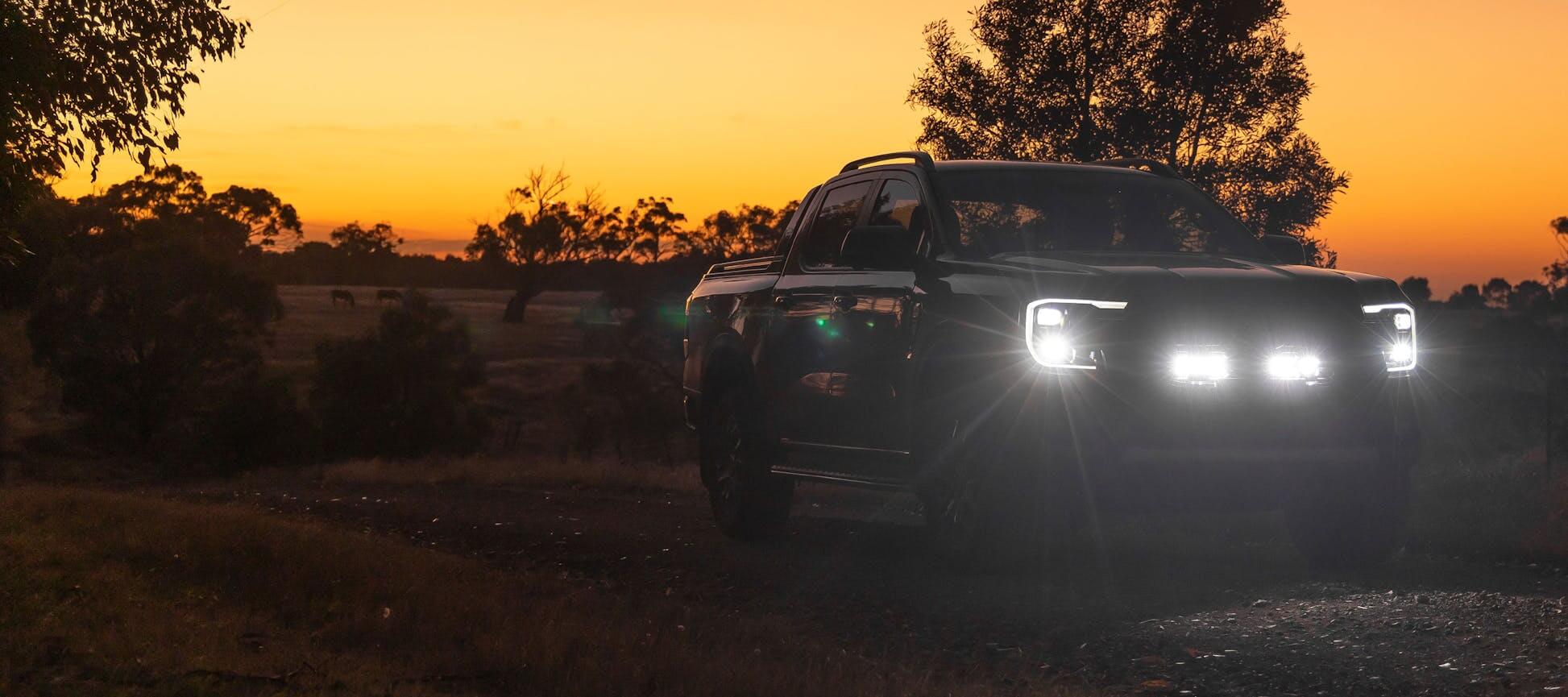 Ford Next Gen Ranger Grille Lights On Bracket