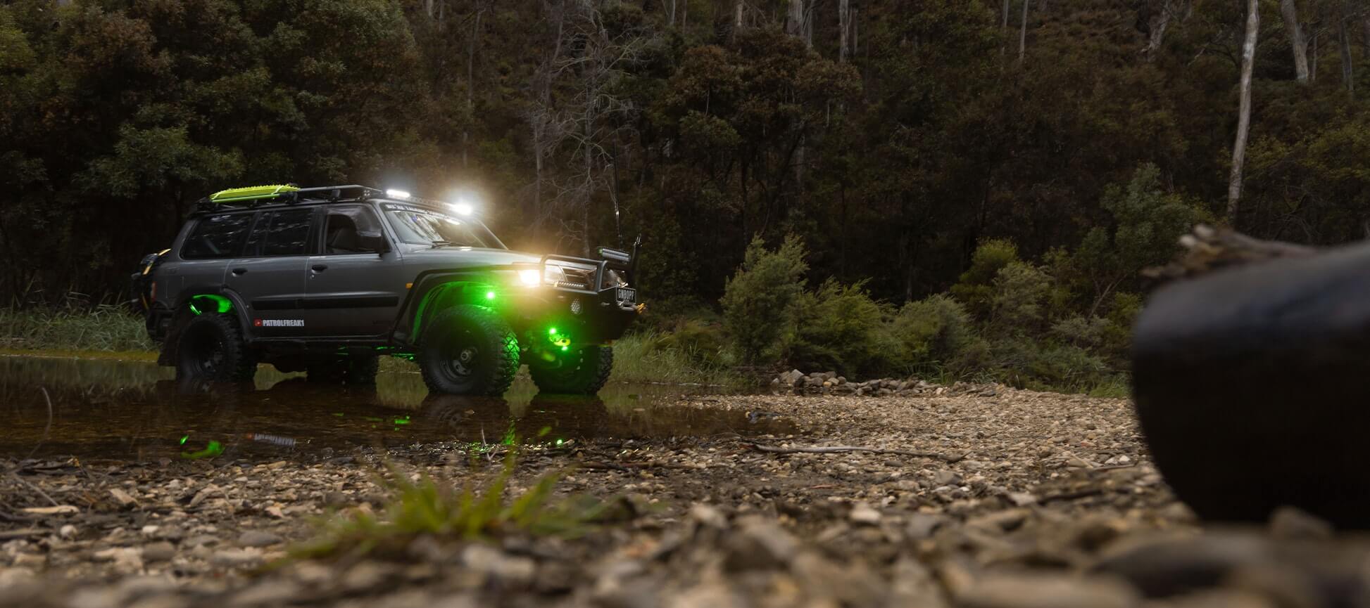 STEDI RGB Rock Lights Green 4WD