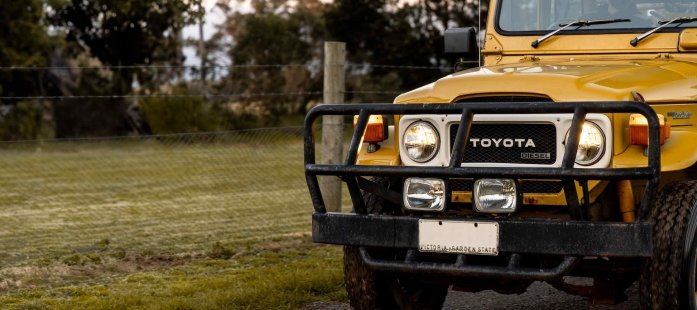 STEDI Toyota with STEDI Homage Lights Switched On