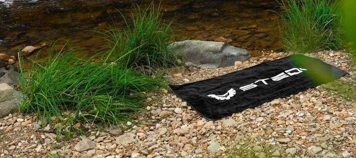 STEDI Towel on River Bed