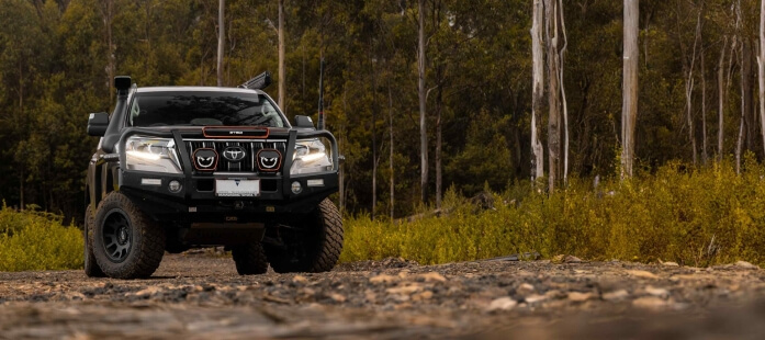 STEDI Evo 22 Inch Light Bar on Toyota Prado